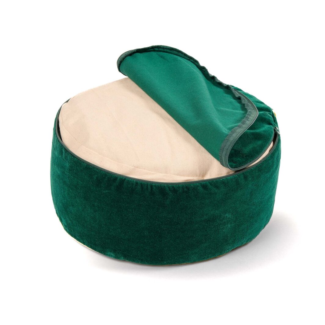 Coussin de yoga et méditation Velours uni – Image 6