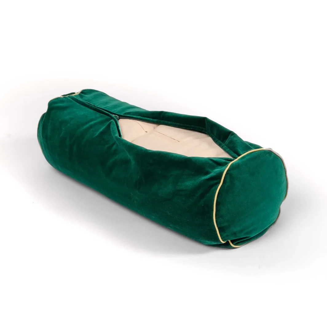 Bolster de yoga Velours uni – Image 6