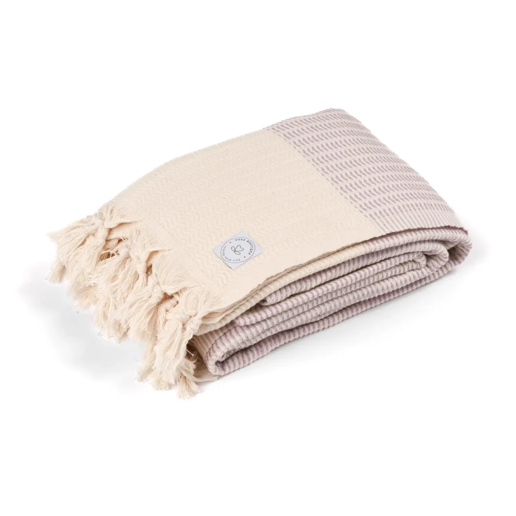 Couverture de yoga en coton bio XL – Image 2