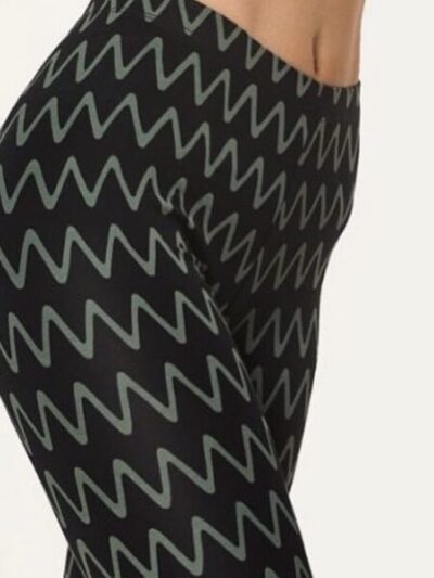 Leggings de Yoga en Coton Bio | Graphisme Urbain