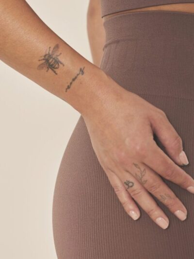 Legging de Yoga en Maille Côtelée | Soft Seamless