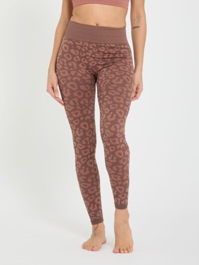 Legging de Yoga sans Couture | Léopard Bidaia
