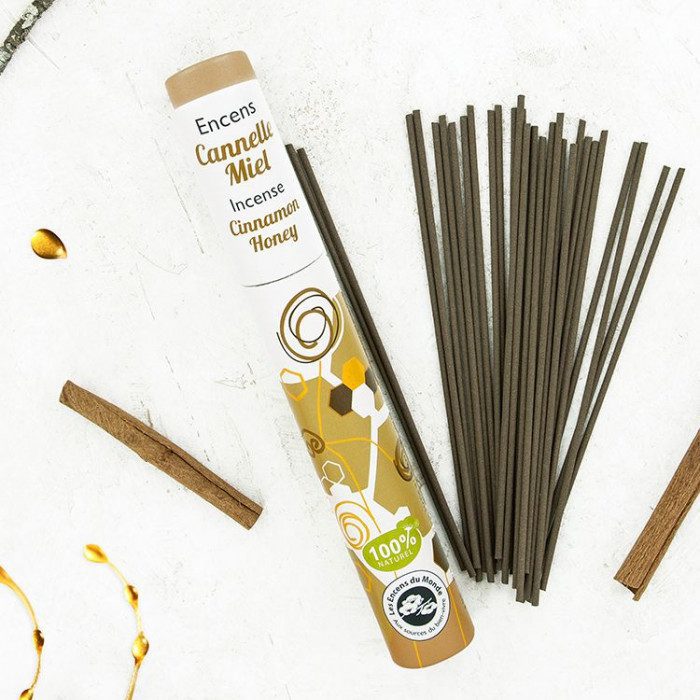 Paquet de batons d'encens fenouil miel cannelle