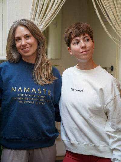 Sweatshirt de Yoga en Coton Bio | I&rsquo;m Enough