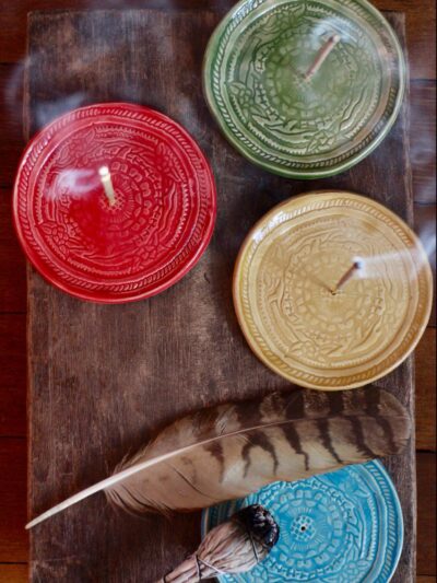 Porte-Encens en Céramique | Mandala