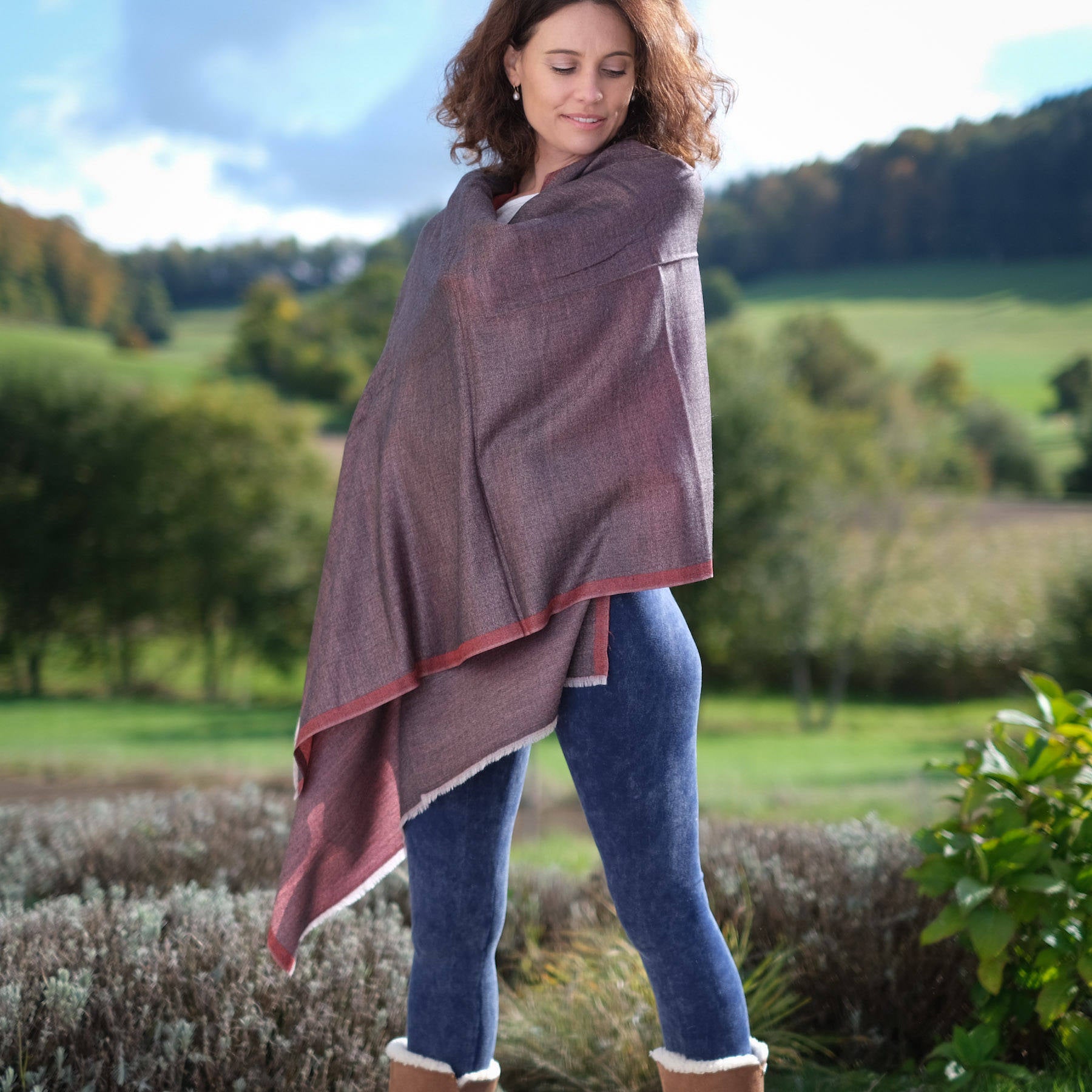 Foulard de Méditation | Soie & Laine