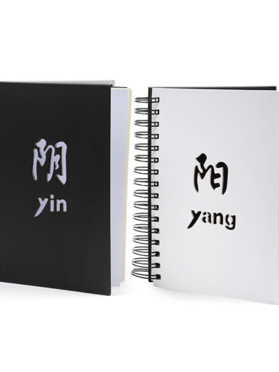 Carnet de notes journal 2 en 1 yin et yang Yinspiration