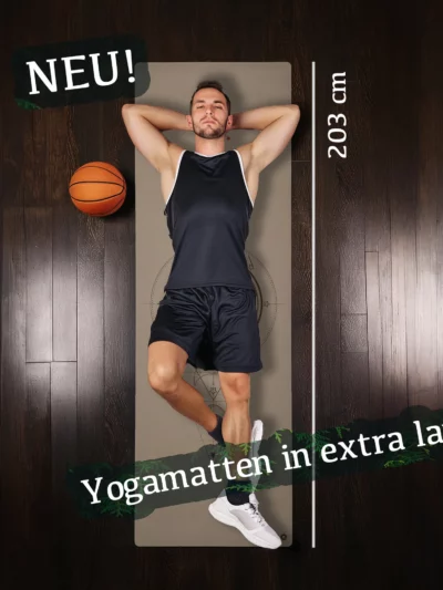 Tapis de Yoga Antidérapant Extra-long | Supergrip Moon