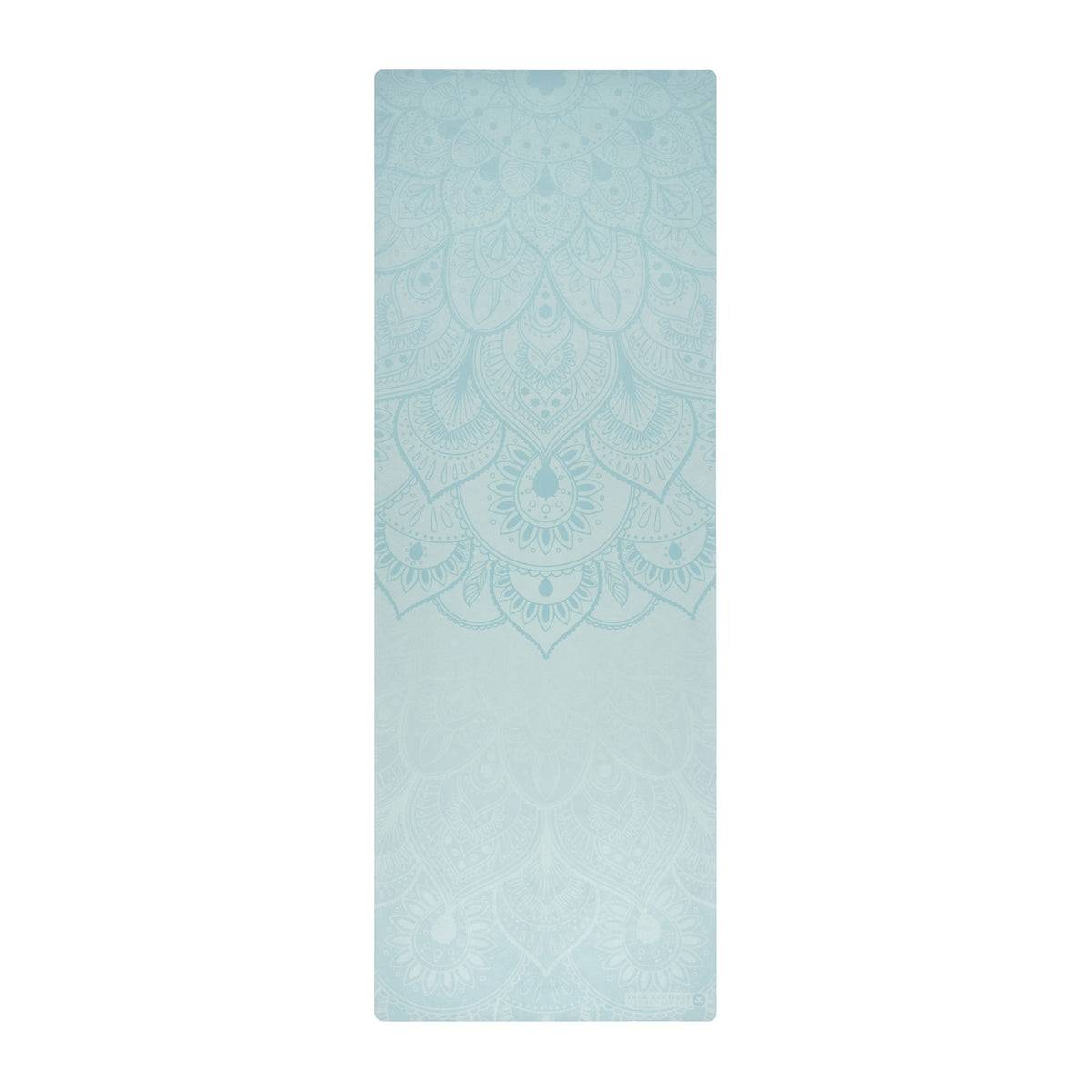 Tapis de yoga bleu motif mandala
