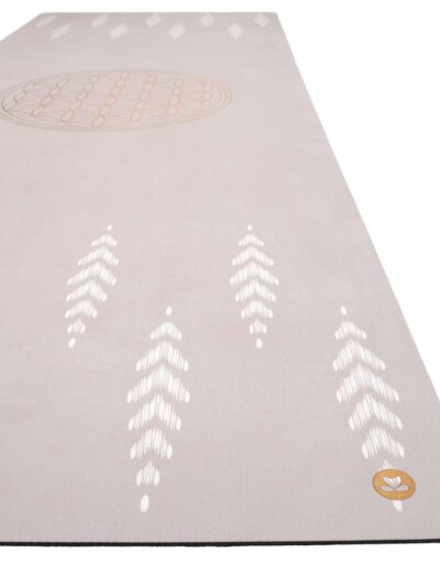 Tapis de Yoga en Velours | Fleur de vie
