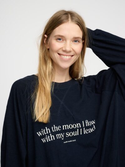 Oversized Sweat-shirt de Yoga | With the Moon I Flow